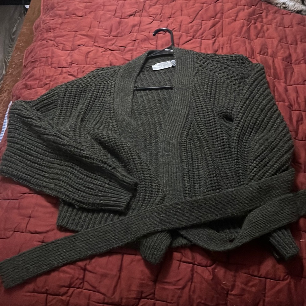 2 for $10 sale**Tie Front Cardigan - Picture 1 of 3